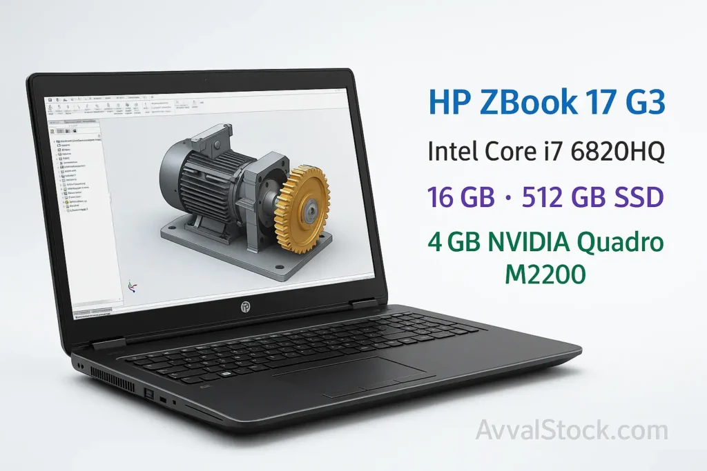 لپ تاپ استوک HP ZBook 17 G3