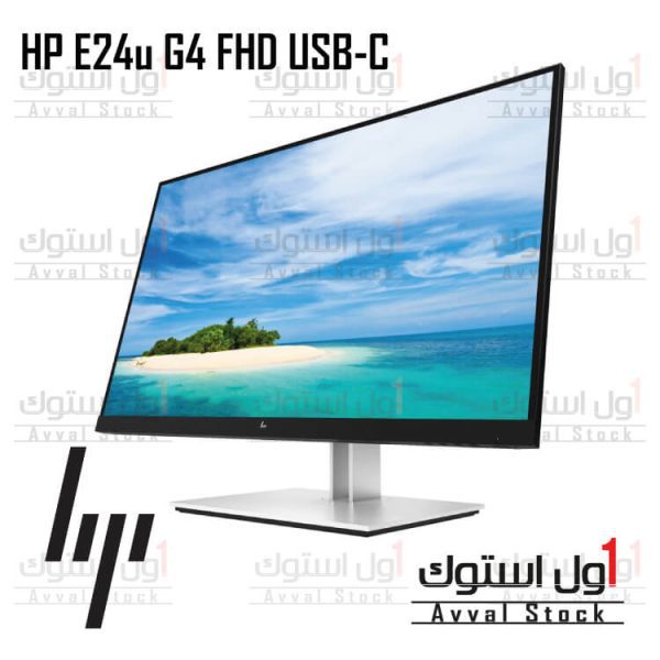 مانیتور استوک HP E24u G4 FHD USB-C
