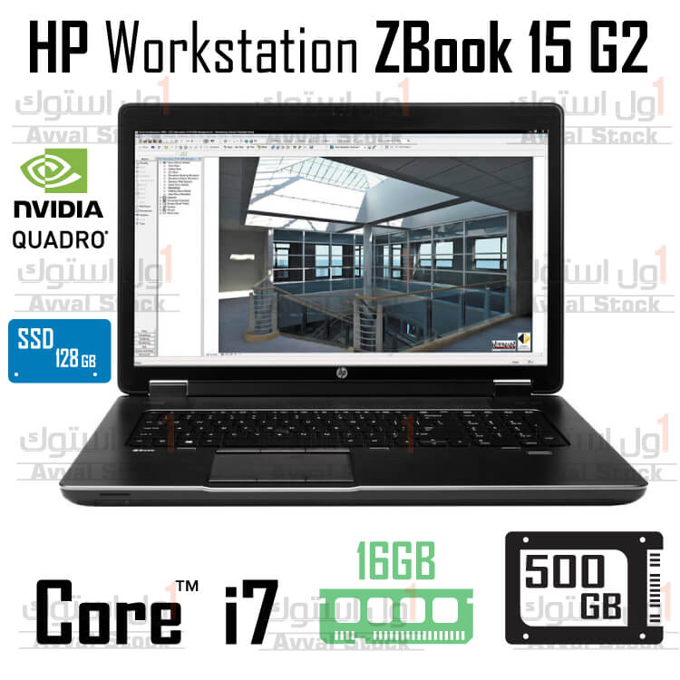 لپ تاپ ورک استیشن HP ZBook 17 WorkStation i7 Nvidia Quadro K3100M