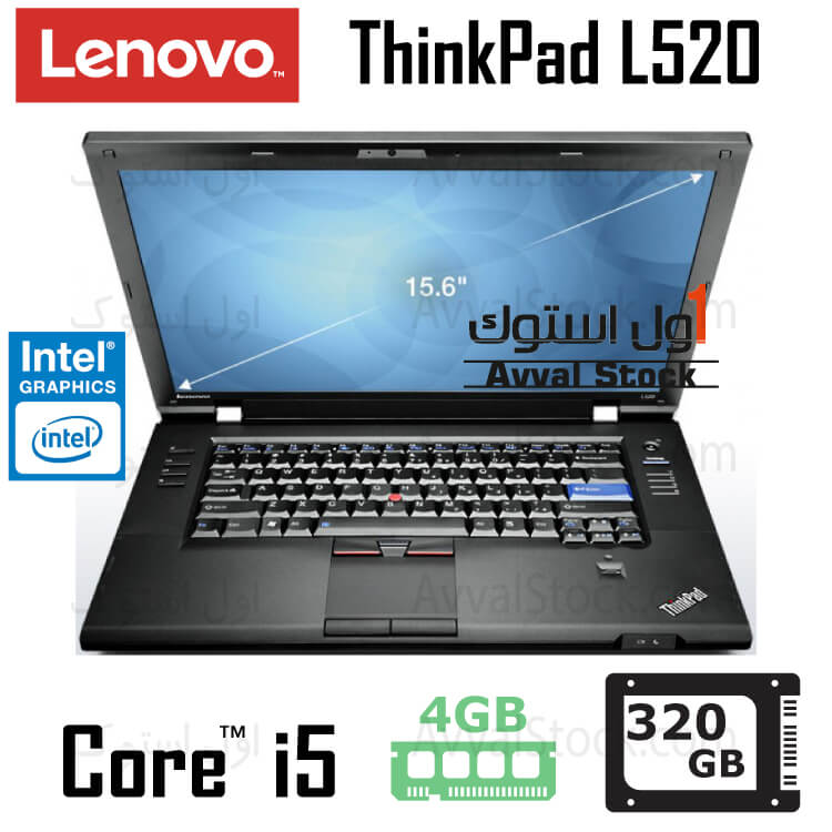 لپ تاپ استوک Lenovo ThinkPad L520 Core i5 Intel HD