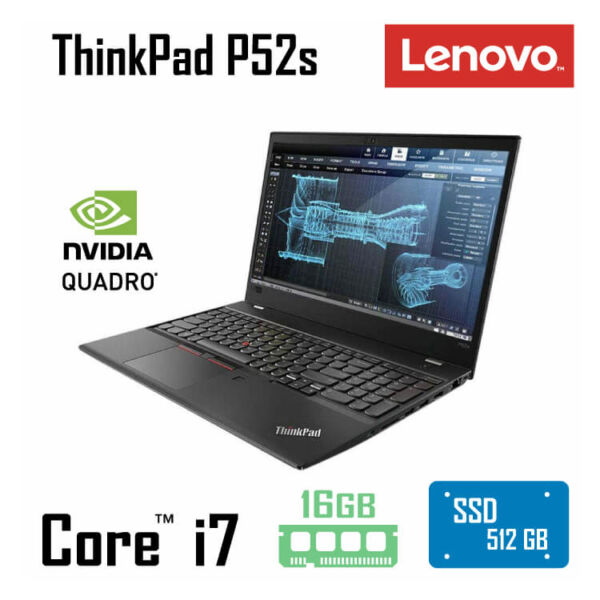 لپ تاپ استوک Lenovo ThinkPad P52s i7