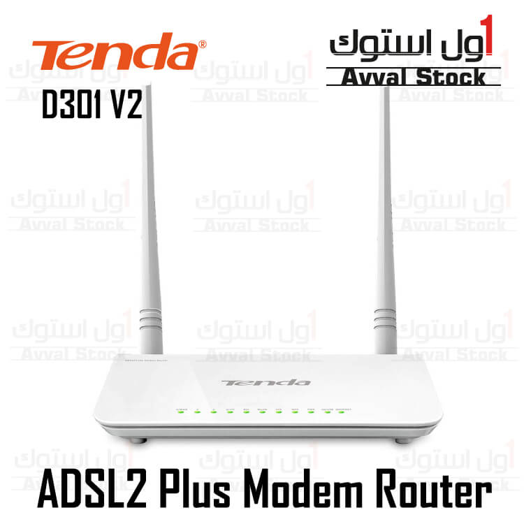 مودم روتر ADSL2 Plus تندا مدل D301 V2
