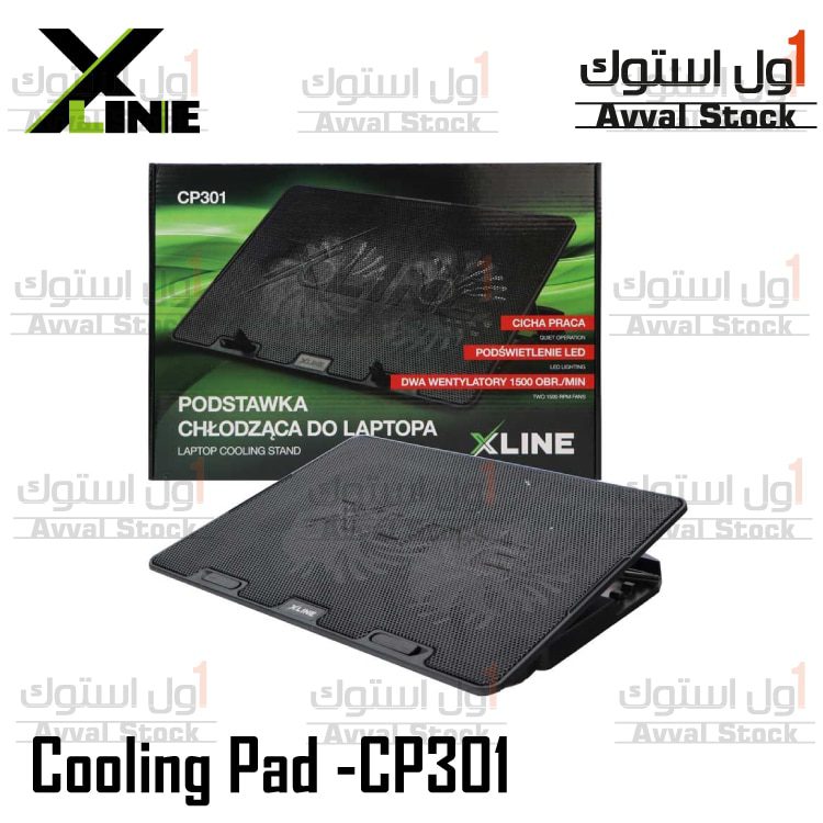 25837پایه خنک کننده لپ تاپ گیمینگ | XLine Laptop Cooling Pad CP301