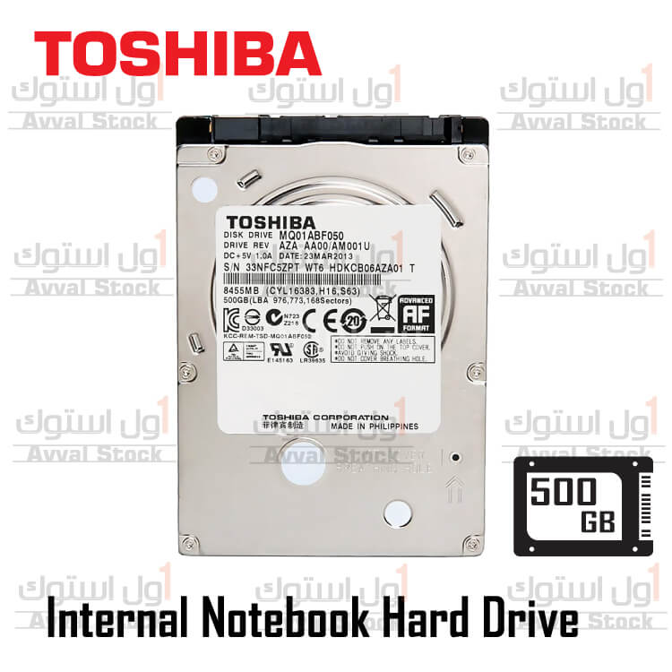 هارد اینترنال 500 گیگ توشیبا استوک | Toshiba 2.5 Inch Internal Hard Drive – 500GB