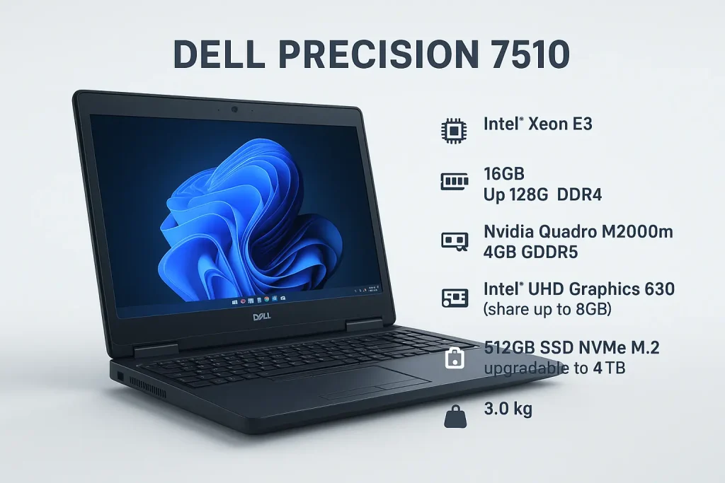 لپتاپ Dell Precision 7510 Mobile Workstation