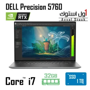لپ تاپ ورک استیشن Dell Precision 5760 RTX A2000 4GB