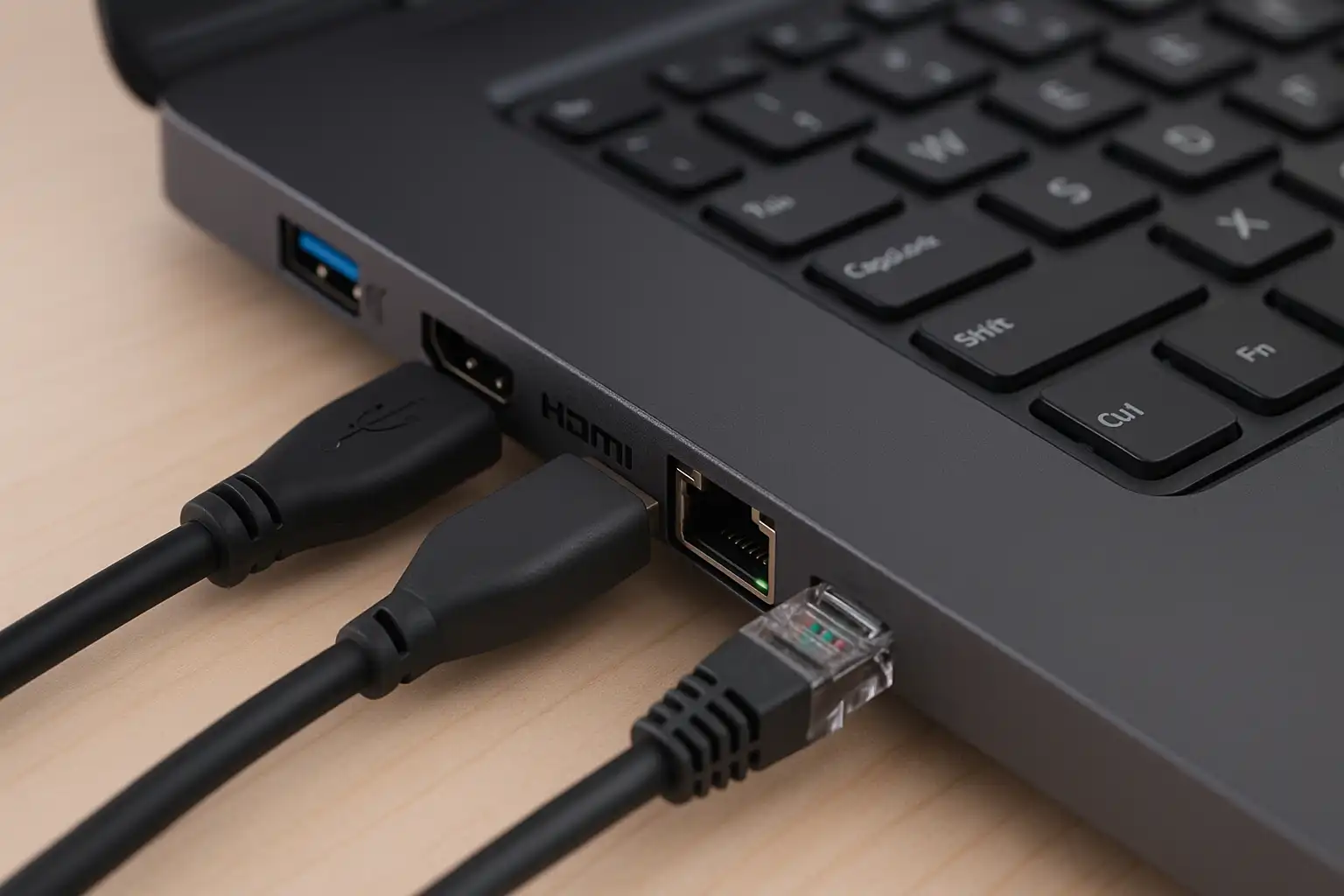 آموزش تست درگاه‌ها و پورت‌های USB، HDMI، LAN