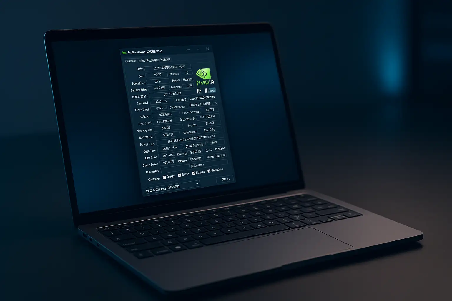 تست کارت گرافیک لپ تاپ استوک