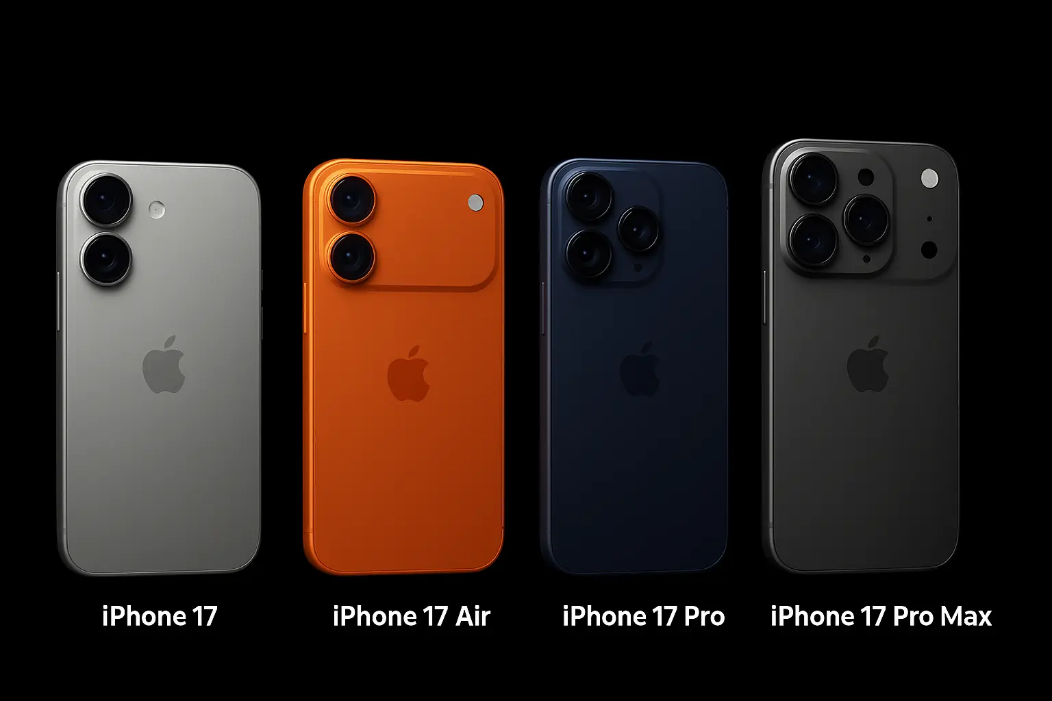 مقایسه آیفون 17