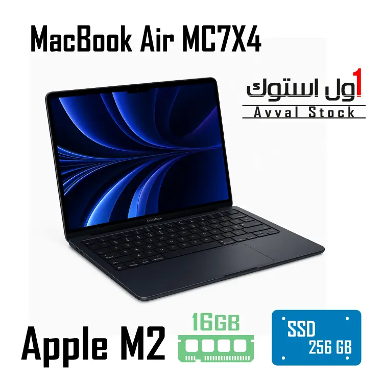لپ تاپ اپل مک بوک ایر M2 2022 13.6 اینچ 16GB 256GB