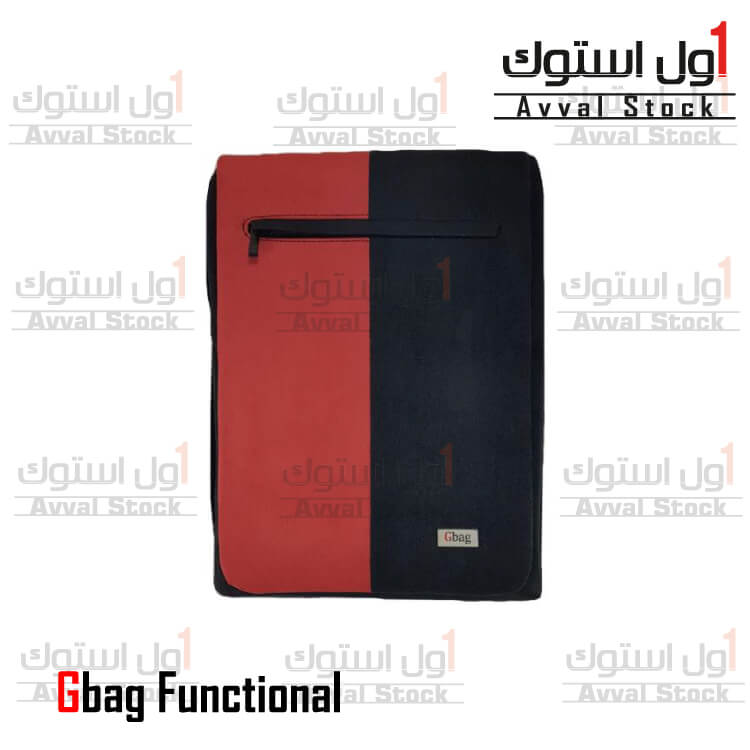 کیف لپ تاپ جی بگ مدل ۳ Functional مشکی قرمز