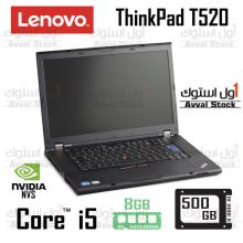 لپ تاپ استوک لنوو مدل ThinkPad T520 سری Core i5 Nvidia Nvs 5200M
