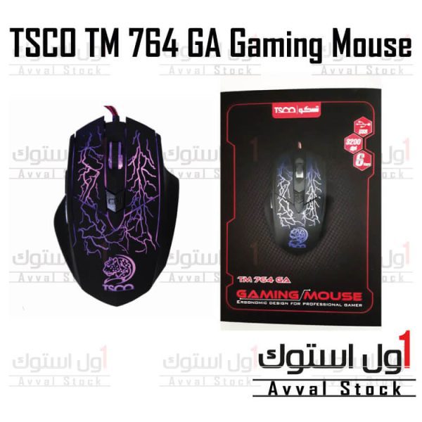 ماوس گیمینگ تسکو مدل TM 764 GA