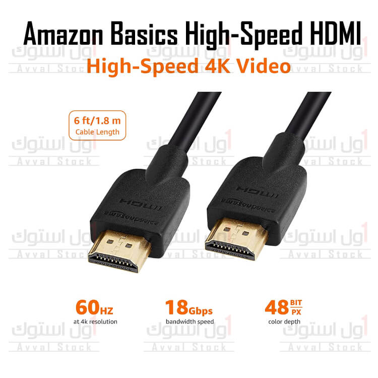 کابل اورجینال Amazon Basics High-Speed HDMI Cable